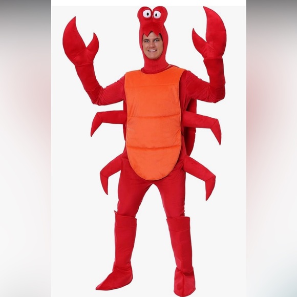 Adult Crab Sebastian Costume Little Mermaid - Picture 1 of 4
